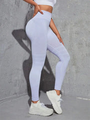 VitalMove Buttocks Lift High Waisted Seamless Knit Fitness Leggings For Running And Yoga Women