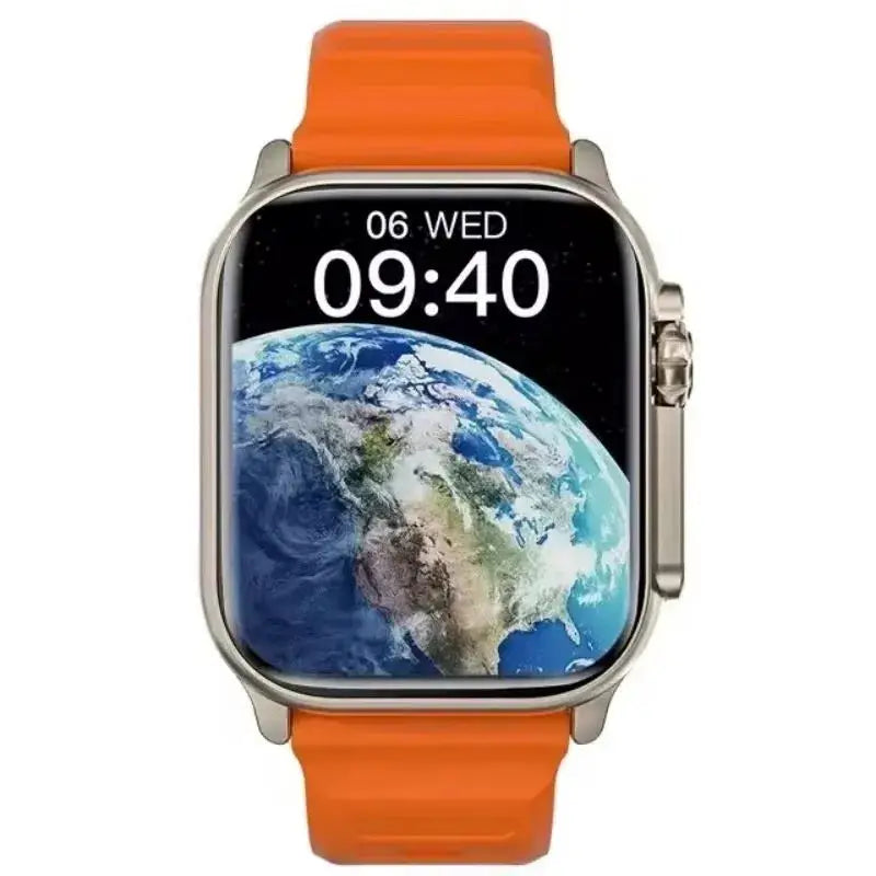 T900 Ultra 2 Smart Watch With Bluetooth Calling And NFC Wellness Tracker For Android iOS 49mm LCD Display