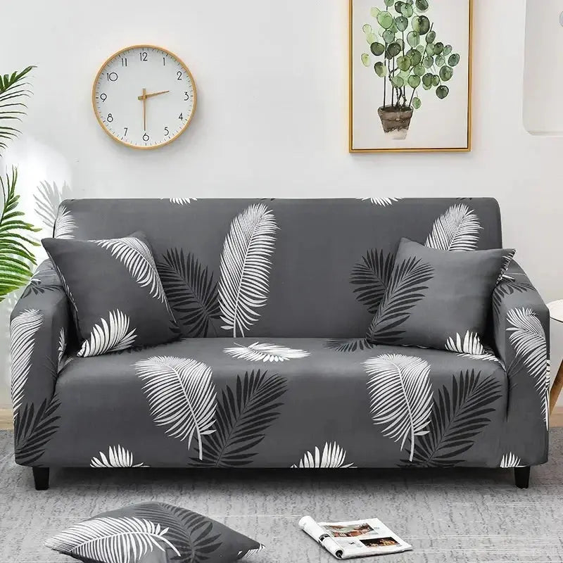 Flower Printed Elastic Sofa Cover Anti Slip Spandex Furniture Protector For Bedroom Living Room Office Decor