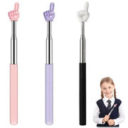 Colorful Finger Reading Sticks Stainless Steel Pointer Telescopic Rod For Kids Teaching And Parent Child Learning