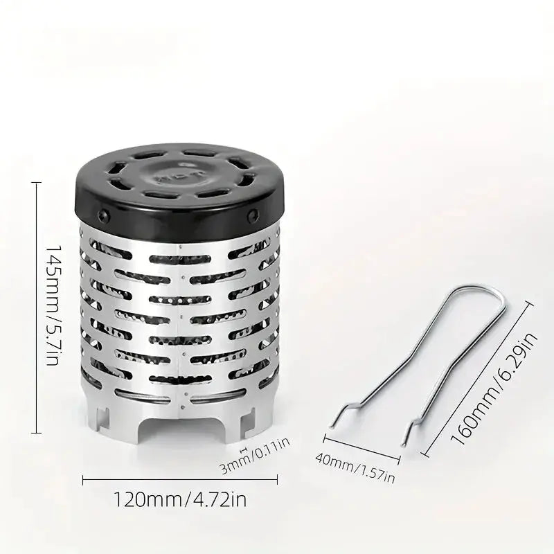 Stainless Steel Heating Cover For Outdoor Camping Infrared Heater Cassette Baking Stove