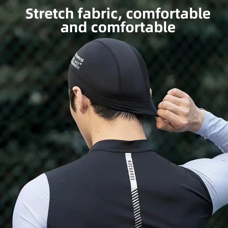 RockBros Cycling Cap Breathable Quick Drying Inner Cap UPF 50 Sun Protection for Running Cycling and Motorcycle Hats