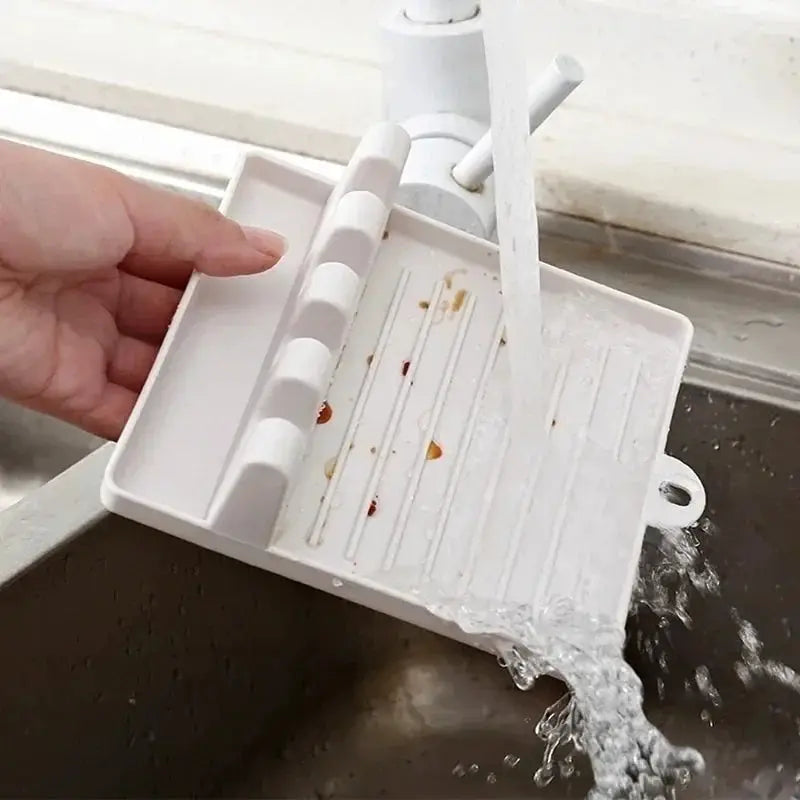 KitchenEase Pan Lid Holder Utensil Stand Keeps Lids Spoons Spatulas Off Counter For A Clean Organized Kitchen