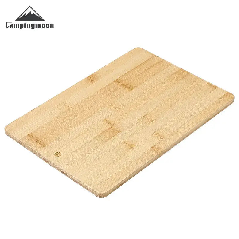 CampingMoon Bamboo Board BBQ CKP25 Portable Outdoor Camping Wooden Tabletop Dish Tray