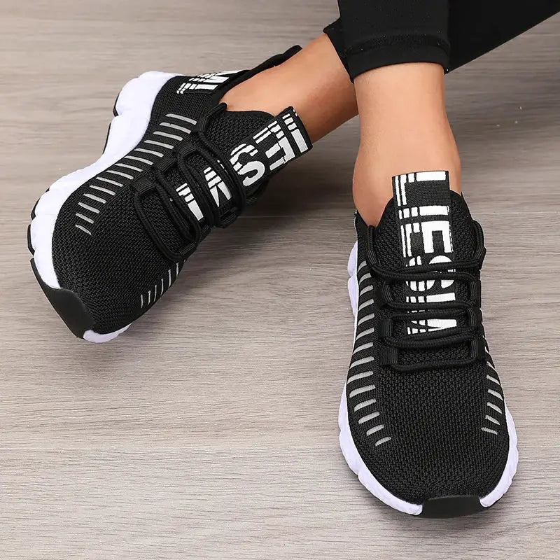 SwiftStep Womens Lightweight Mesh Sports Shoes Breathable Air Mesh Upper For Running And Walking Comfort