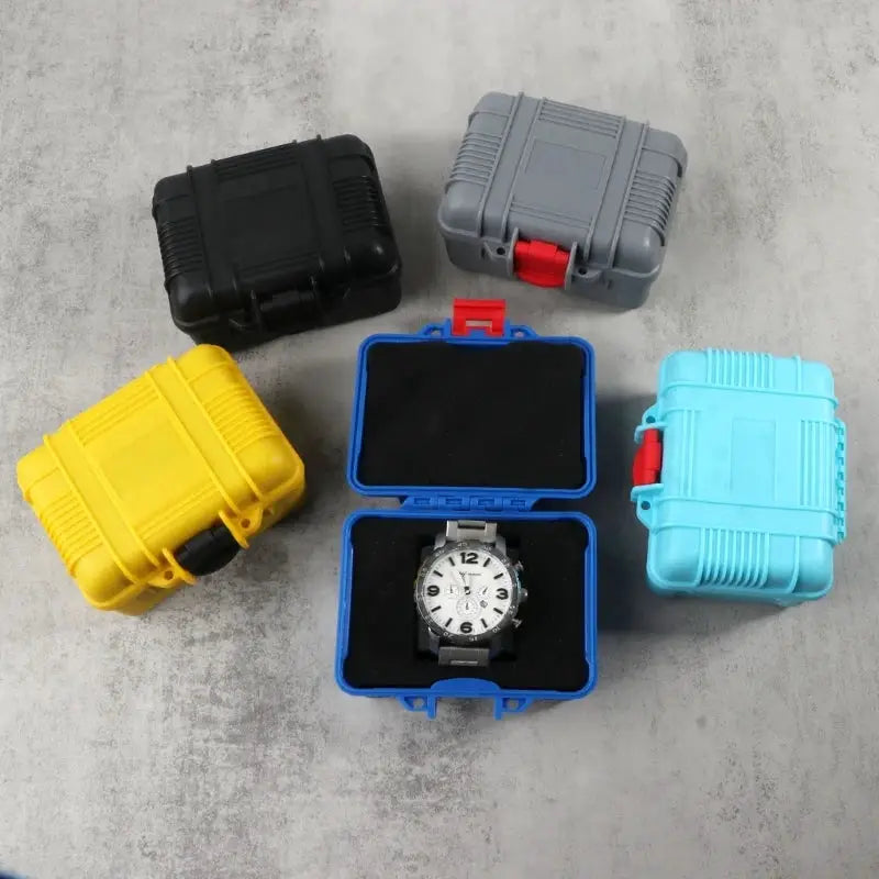 NovaGuard 1 Slot Watch Storage Case Waterproof ABS Material Shock Resistant Protection For Your Timepieces