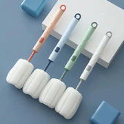 360 Degree Rotation Baby Bottle Brush Set For Bottles Pacifiers Cups And Nipples Soft Head Food Grade Handheld Cleaning