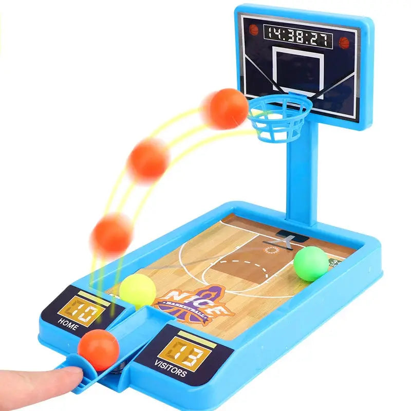 Mini Finger Basketball Shooting Machine Desktop Party Game For Kids And Adults Tabletop Interactive Sports Toy