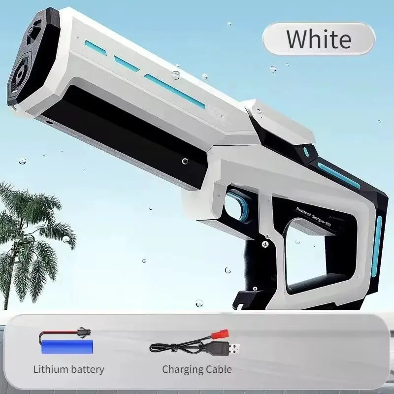 Automatically Absorbs Water High Pressure Electric Water Gun For Kids Summer Pool Games Outdoor Water Fight Gift