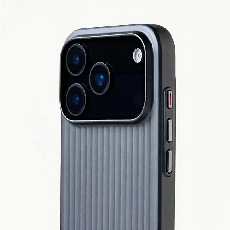 3D Luggage Stripes MagSafe Case For iPhone 14 15 16 17 Pro Max Shockproof Matte Wireless Charging Cover