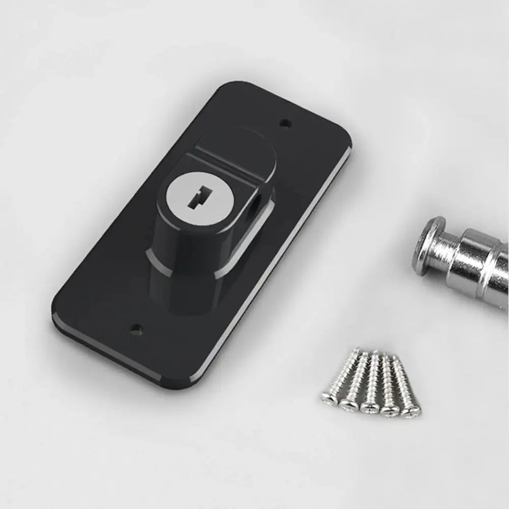 Child safety window lock by Simples Market, black with knob, includes screws (4/8pc lot)