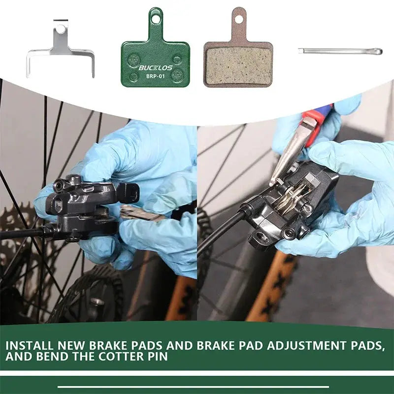 Bucklos Ceramic Hydraulic Disc Brake Pads for Shimano MT200 B01S B05S MTB Mountain Road Bike