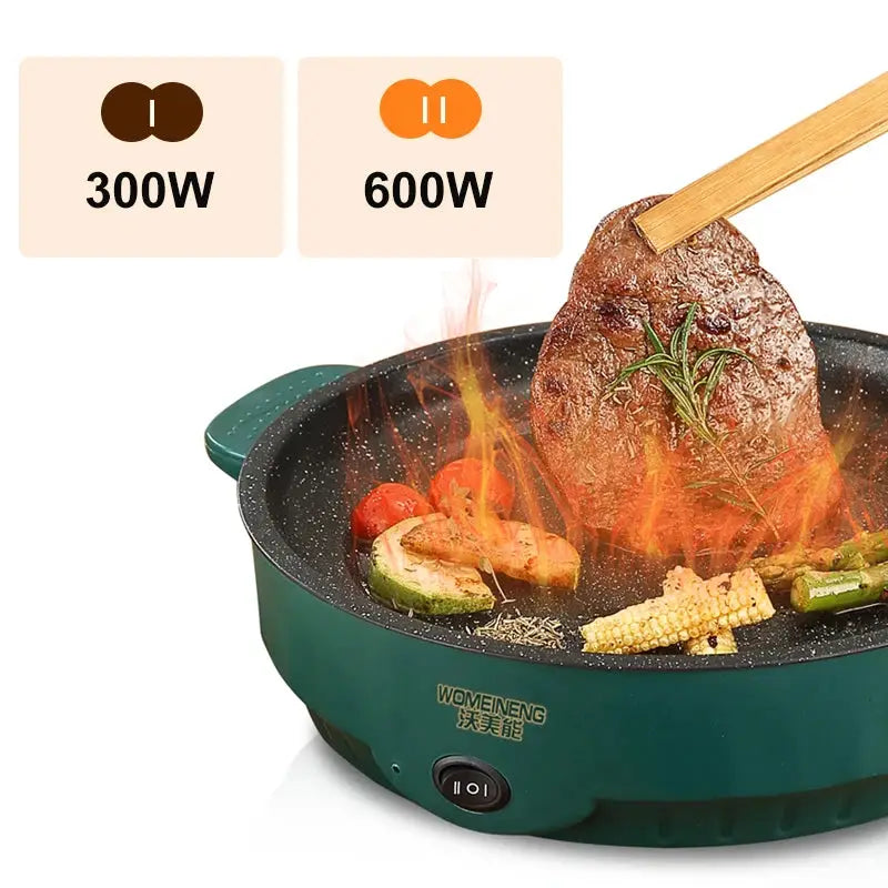 BALASHOV Electric Multi Cooker Frying Pan Household 220V Nonstick Cooking Machine For Frying Steak Fish Omelette