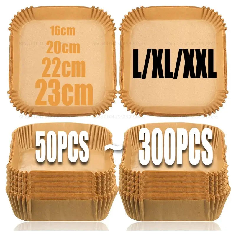 Nonstick Air Fryer Parchment Paper Liners Disposable Baking Papers For Air Fryer And Microwave Oven