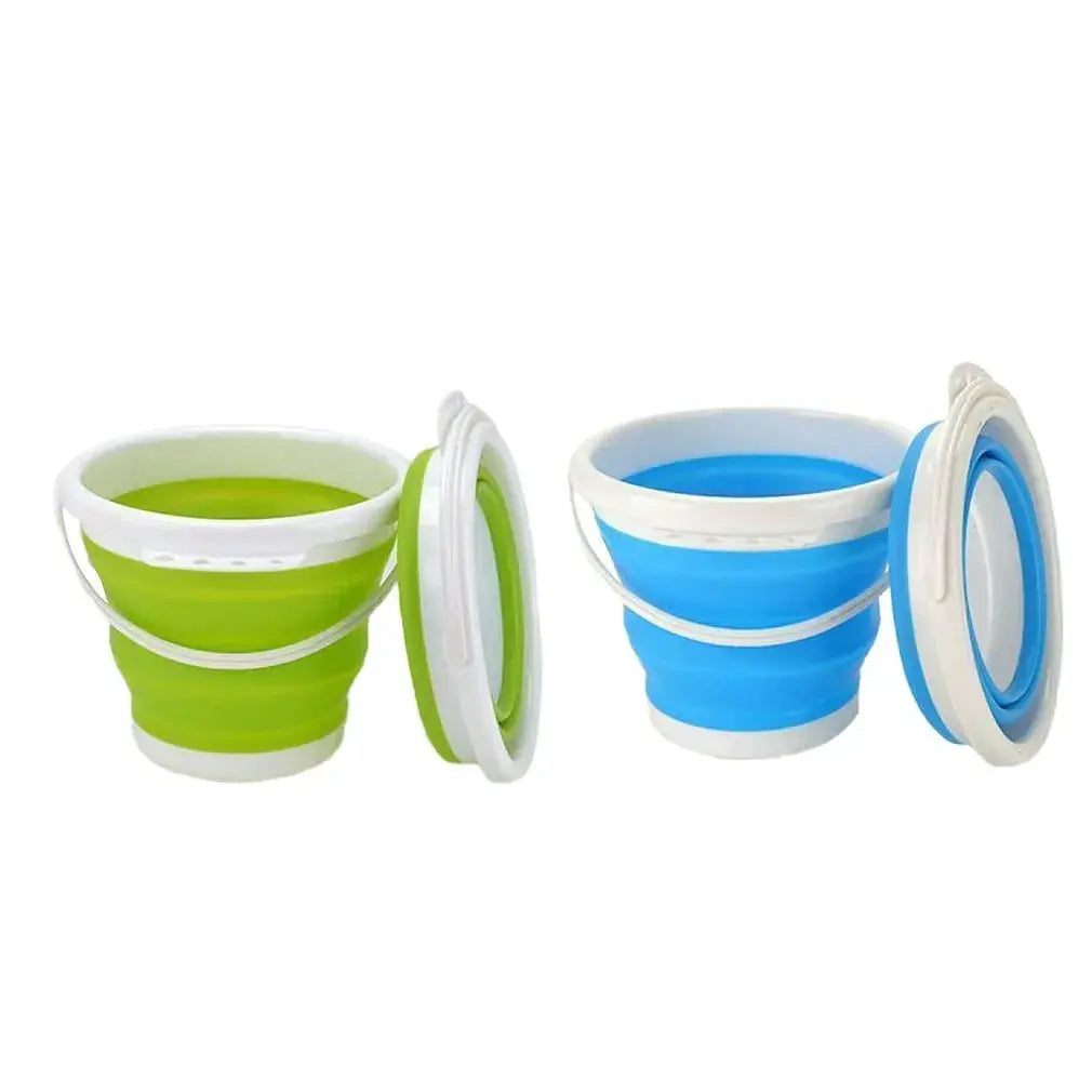 3L Plastic Collapsible Bucket Portable Folding Water Bucket For Car Washing Fishing Camping And Travel