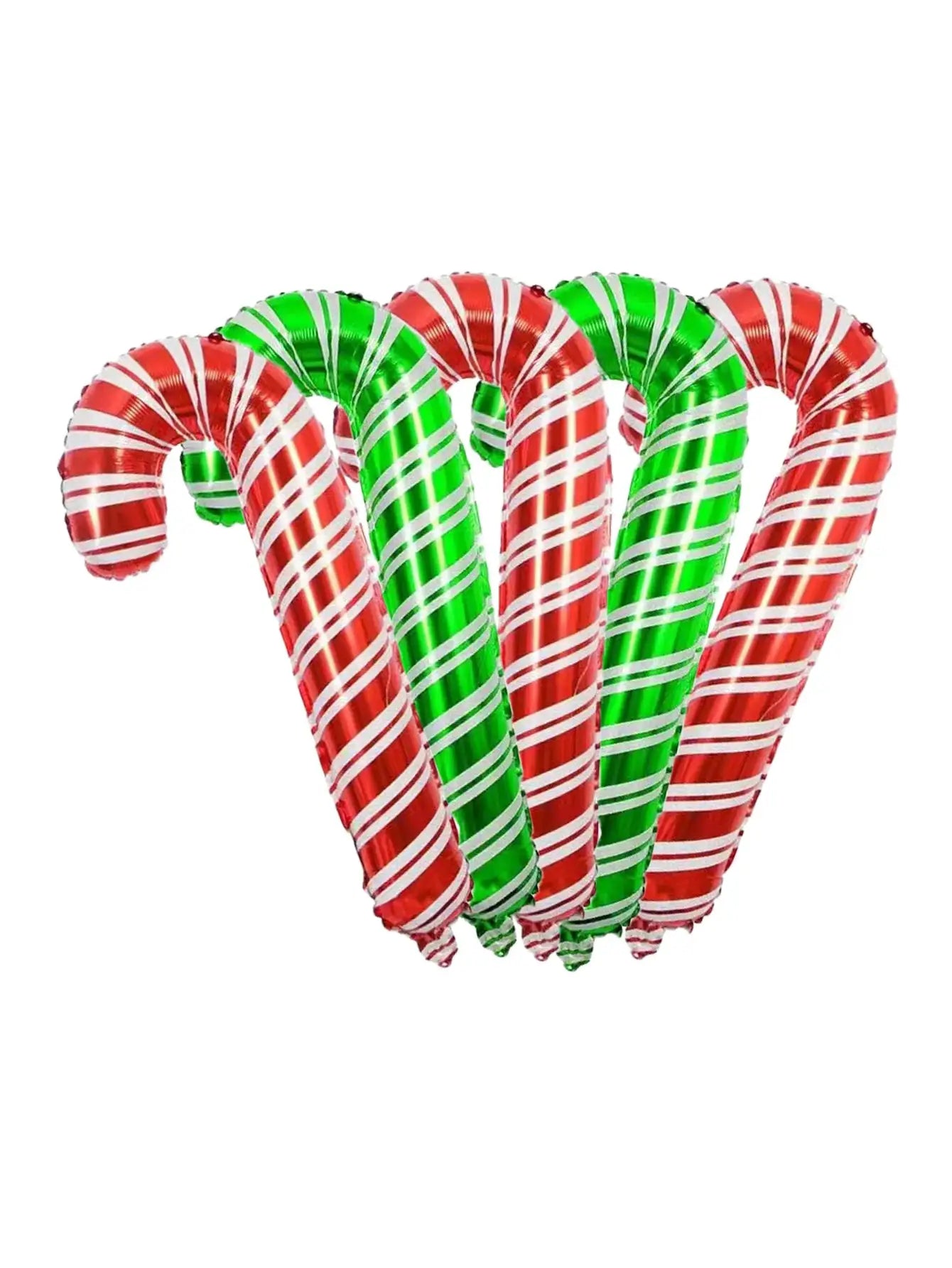 Red And Green Christmas Ball Foil Balloons 2 Pack Party Decorations For Home And Store