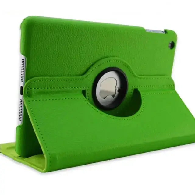 LuxeCase Leather Stand Cover For iPad 9.7, 10.2, 10.9 And 11 Inch Models With Full 360 Degree Rotation