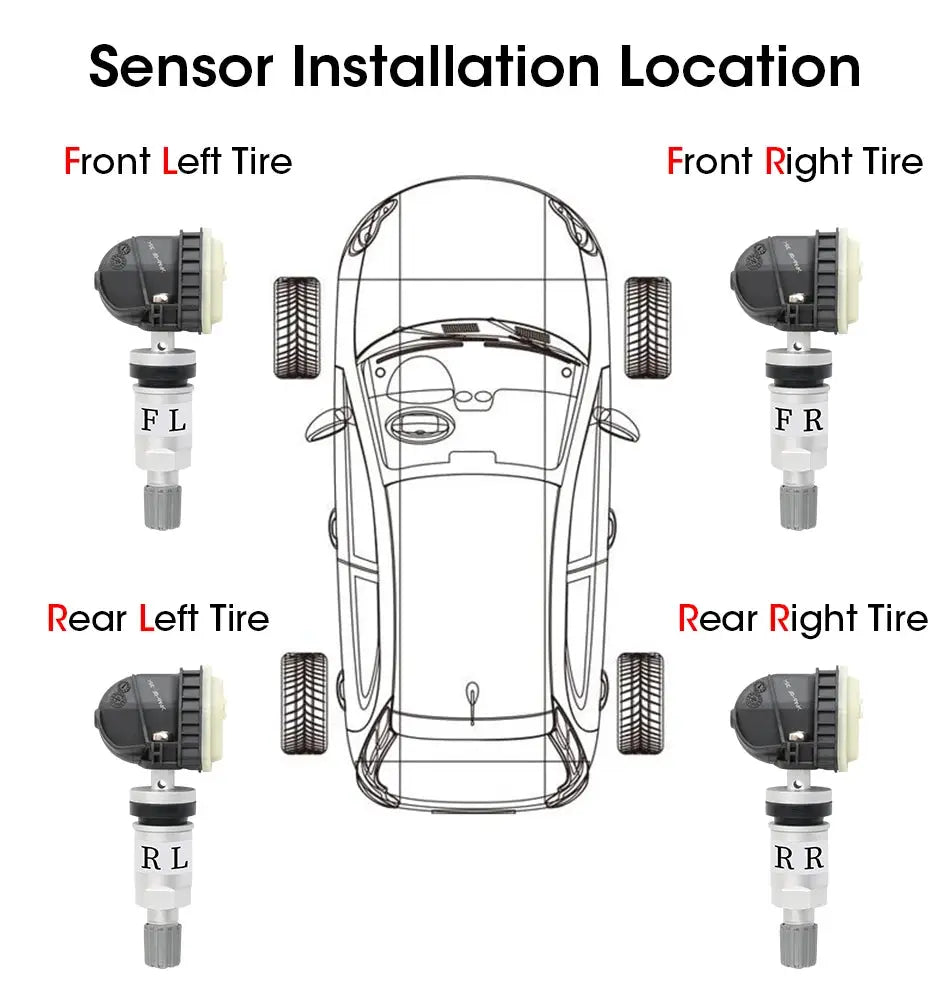 Simples Market JMCQ USB Android TPMS display alarm system with 5 sensors for car