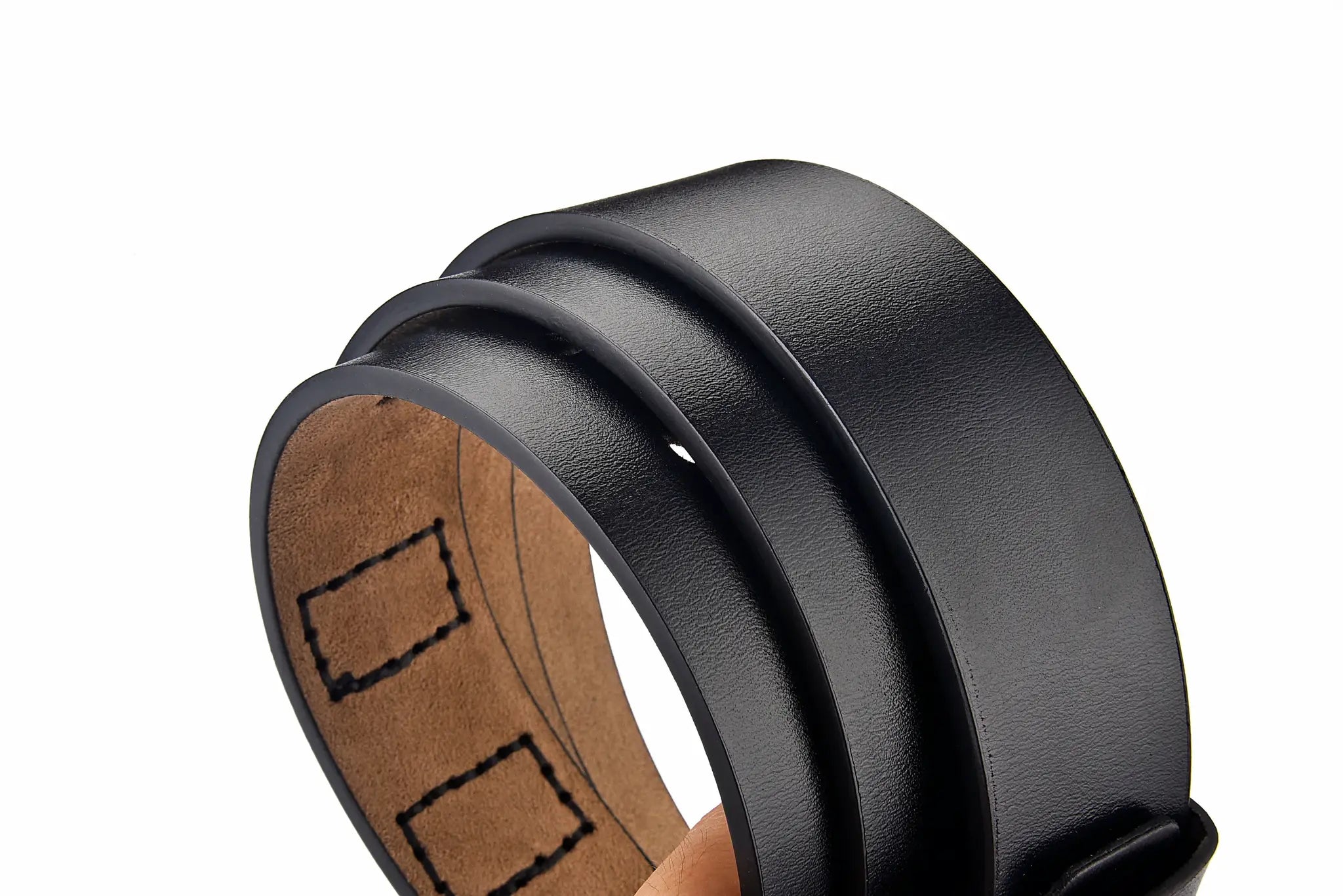 Leons Buckle Leather Casual Jeans Belt For Men Durable PU Material With Retro Luxury Style