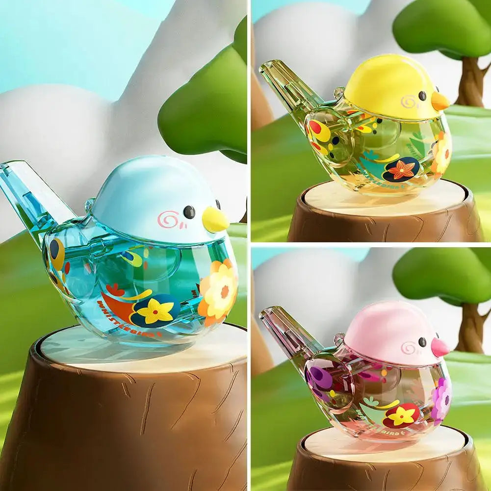 Colorful Bird Water Whistle Made From ABS Material Fun Pipe Toy For Kids Birthday Gifts And Accessories