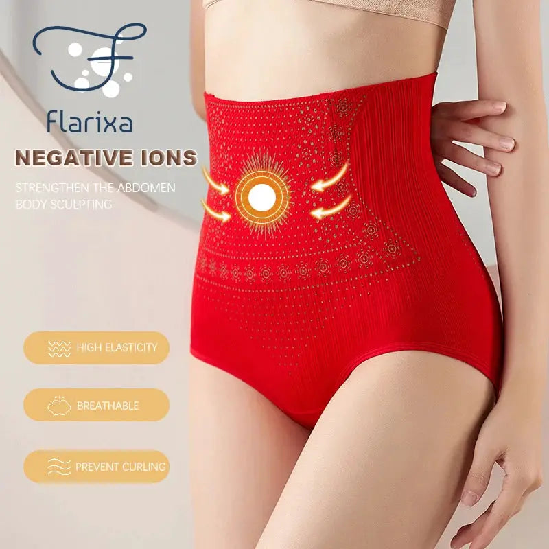 Flarixa high-waist seamless shaping briefs in red by Simples Market