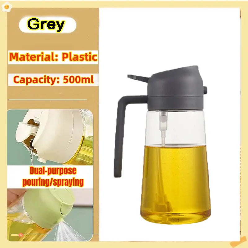 200 300 500 Milliliters Oil Spray Bottle For BBQ Cooking Olive Oil Sprayer Fine Mist Refillable Vinegar Compatible
