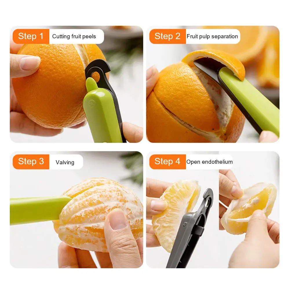 Orange Peeler Stripping Tool Citrus Peeler For Grapefruit Lemon Cutter Multifunctional Kitchen Gadget