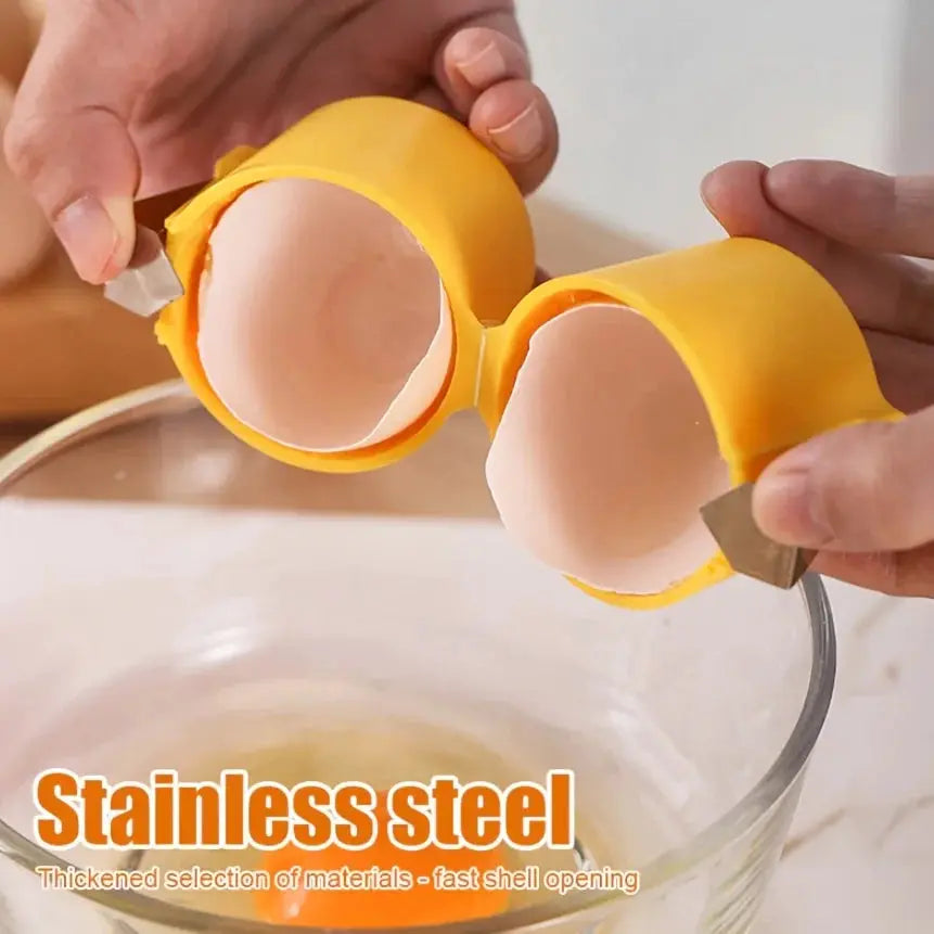Stainless Steel Egg Yolk Separator And Egg White Separator Tool With Easy Grip Durable Kitchen Baking Essential