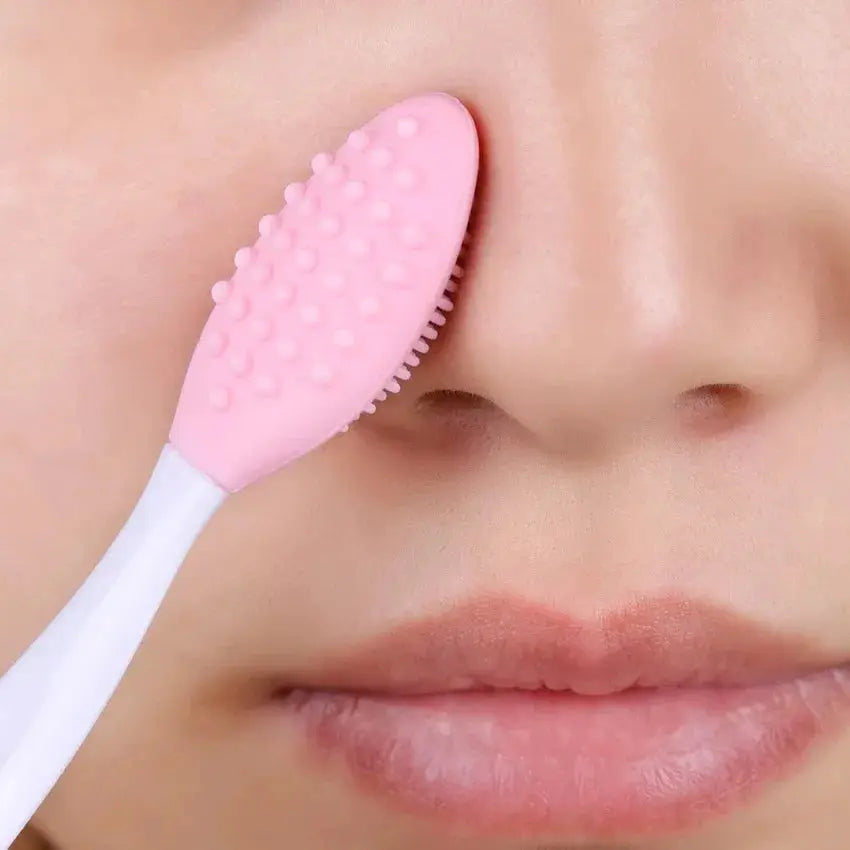 Silicone Face Wash Brush Exfoliating Tool For Nose Blackhead Removal Replacement Head