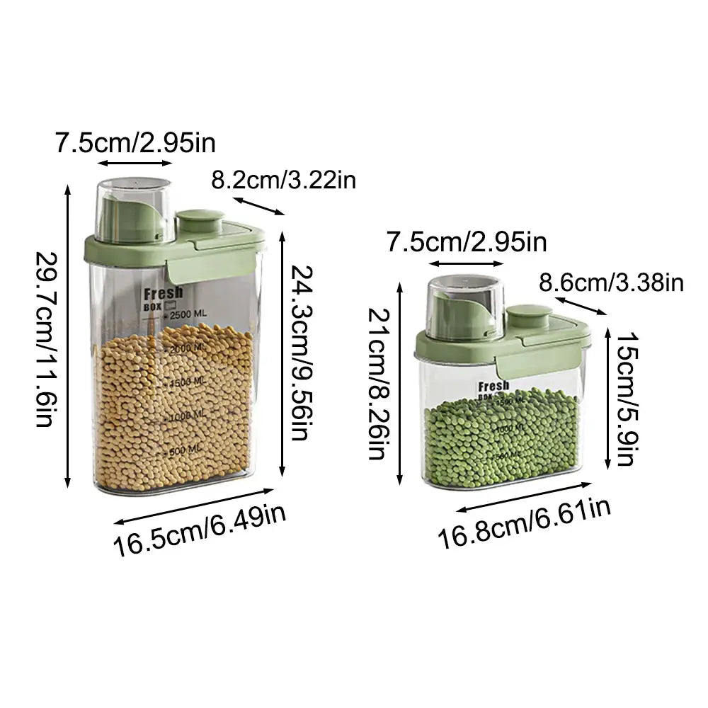 Large Capacity Grain Storage Tank For Kitchen Flour And Rice Insect Proof And Moisture Proof Sealed Container