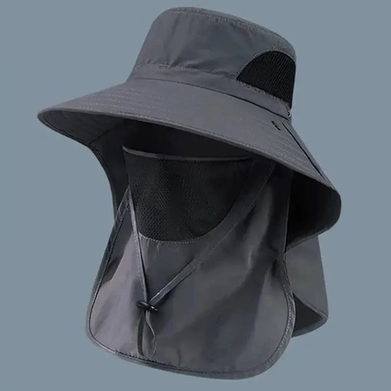 Summer Sun Hat UV Protection Outdoor Hiking Camping Fishing Men Women Visor Bucket Neck Flap Cap
