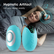 Simples Market teal 2-piece sleep-aid handheld microcurrent device with digital display