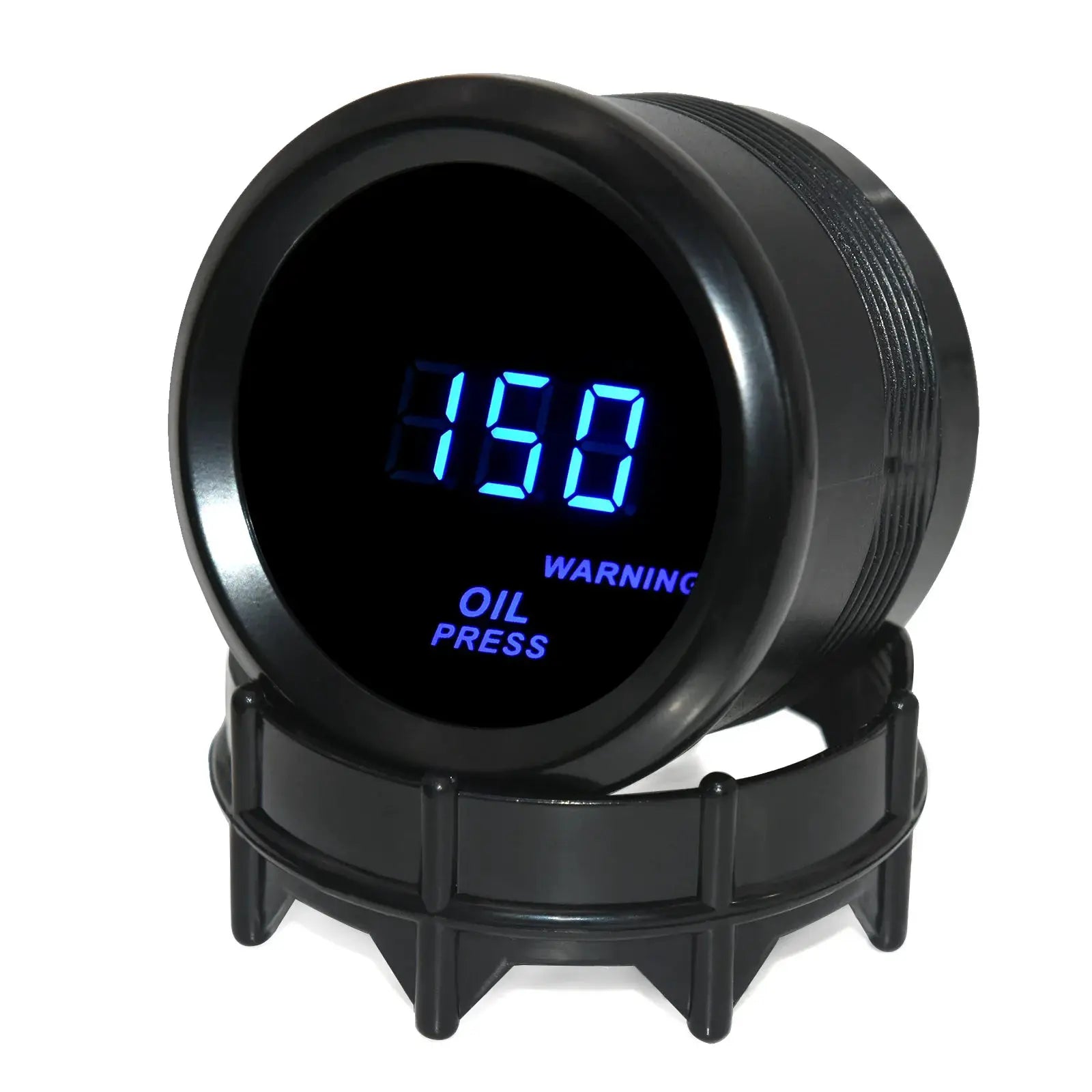 Oil pressure gauge, 52mm digital blue LED display with mounting bracket