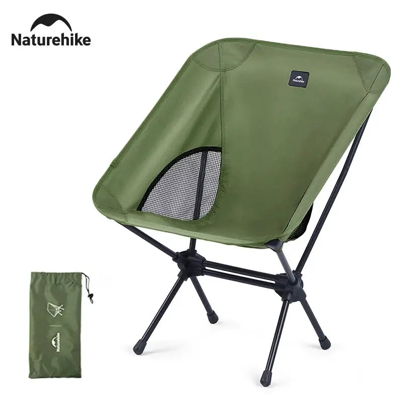 Naturehike 2023 Ultralight Folding Camping Chair Outdoor Portable Wide Seat For Beach Travel Picnic And Fishing