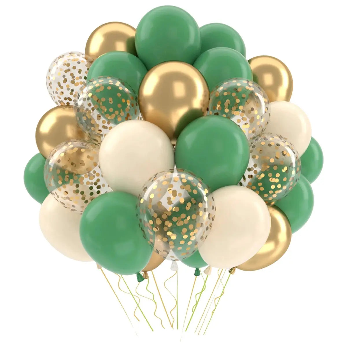 Metallic Pearl Latex Balloons Confetti Gold Set 31 36 37 51 101 Pcs For Birthday Weddings Baby Shower Decor