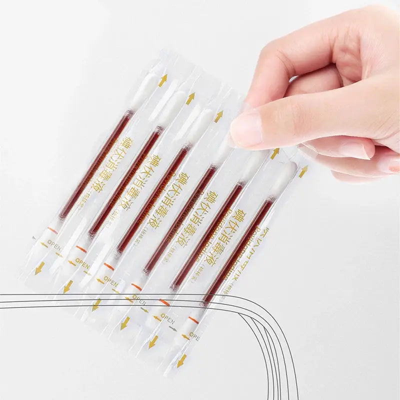 50 Pieces Medical Alcohol Iodine Disinfected Cotton Swabs Sterile First Aid Kit Essential For Home Children Adults Baby