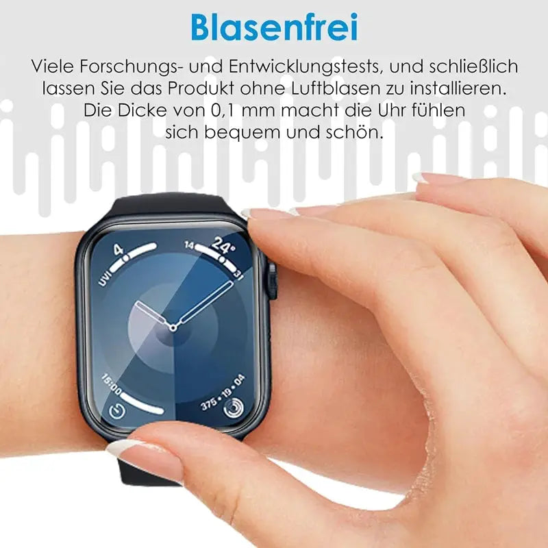 Hydrogel screen protectors for Apple Watch (5pcs), fits 38–49mm, Blasenfrei