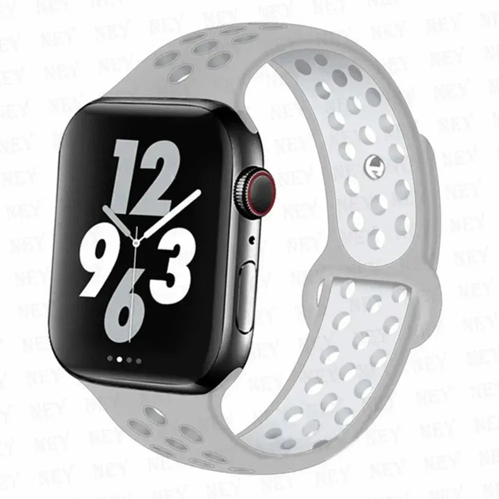 Sport strap For Apple Watch Band Ultra 49mm 44mm 45mm 38/40mm/41mm Silicone Pride Bracelet correa iWatch Series 8 7 6 4 5 3 9 SE