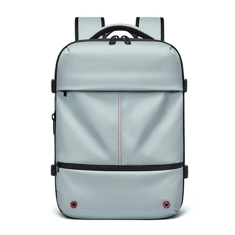 VoyagePro Travel Casual 16 Inch Vacuum Compression Laptop Backpack With USB Charging Waterproof Oxford 40L Expandable