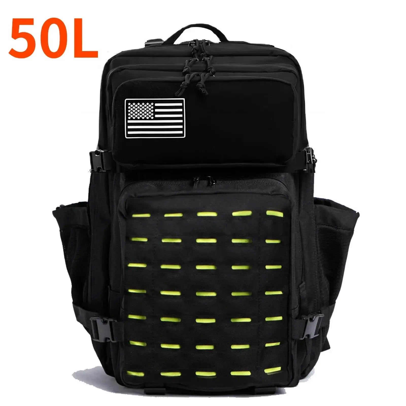 OutdoorPro 25L to 50L Tactical MOLLE Backpack for Hunting and Hiking Waterproof Oxford Fabric