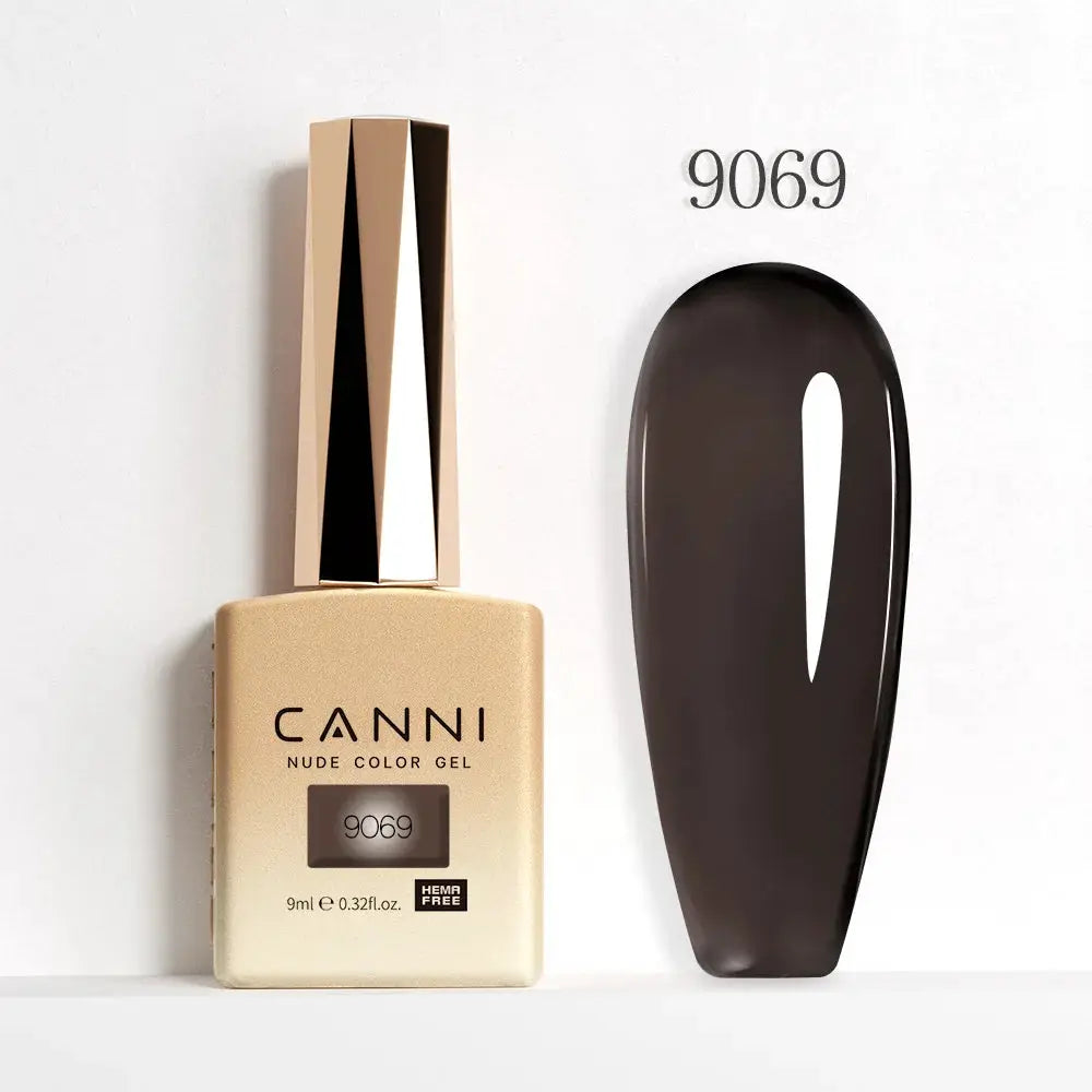 Canni Hema Free Nail Gel Polish Christmas Red Collection Semi Permanent 9ml Long Lasting Shine