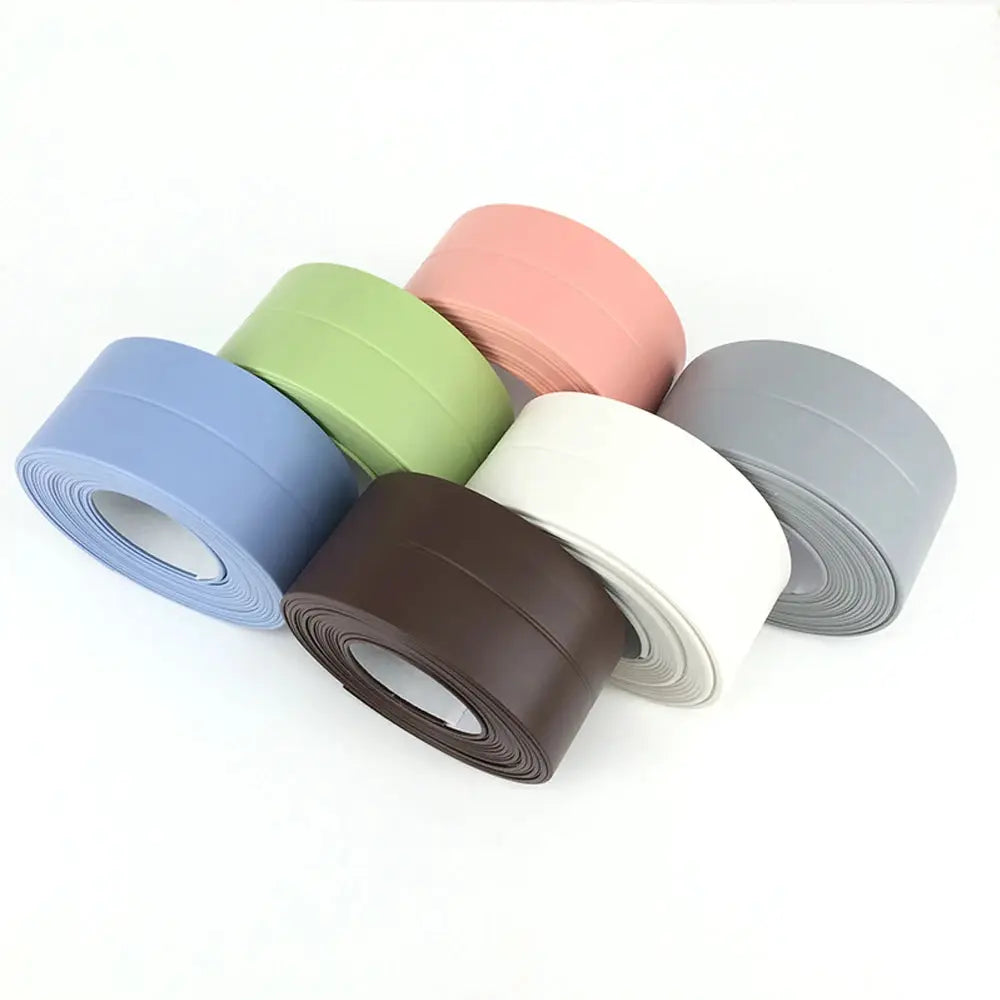 3.2M Self Adhesive Sealing Tape PVC Oil Proof Kitchen Sink Edge Caulk Tape Waterproof Bathroom Toilet Corner Sticker