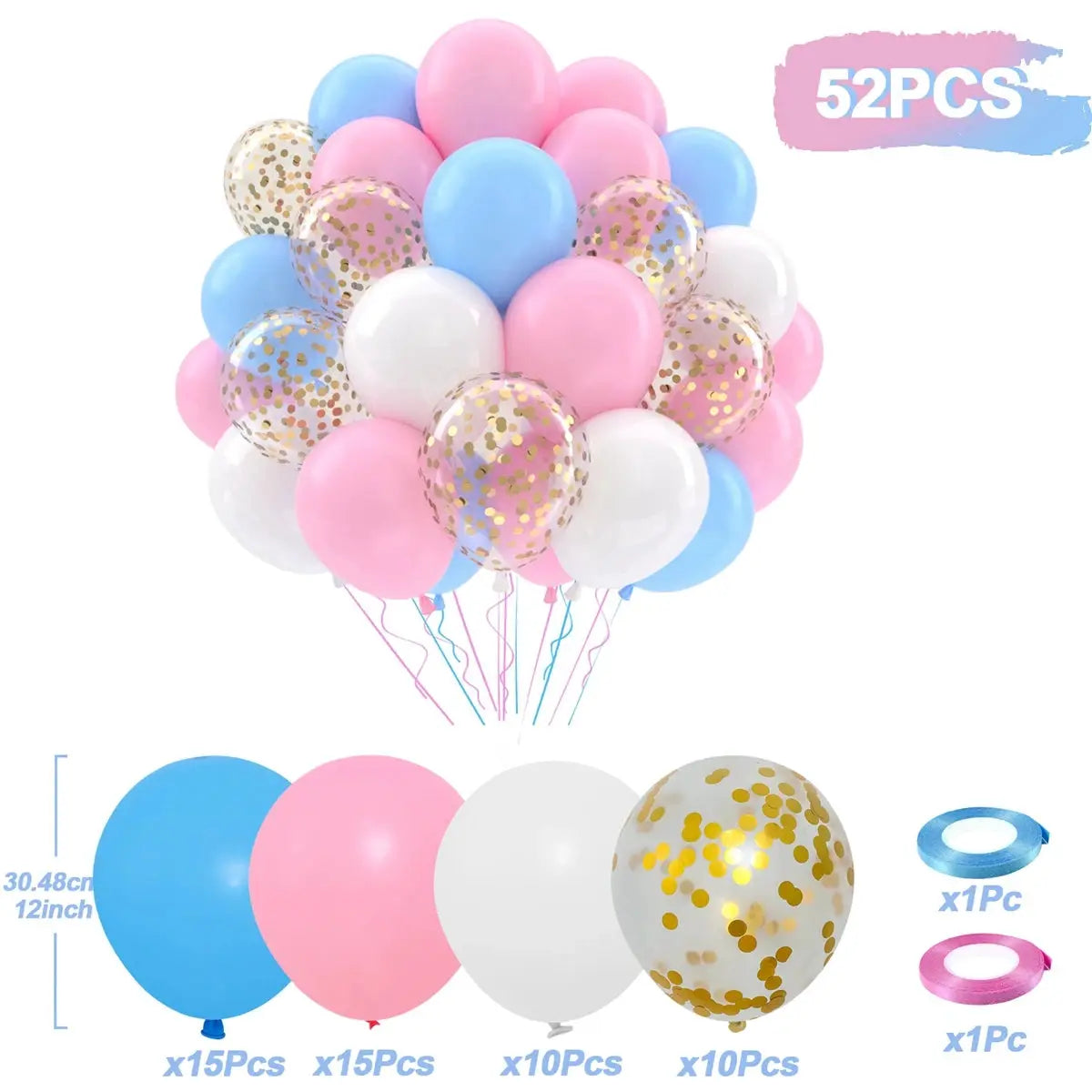 Metallic Pearl Latex Balloons Confetti Gold Set 31 36 37 51 101 Pcs For Birthday Weddings Baby Shower Decor