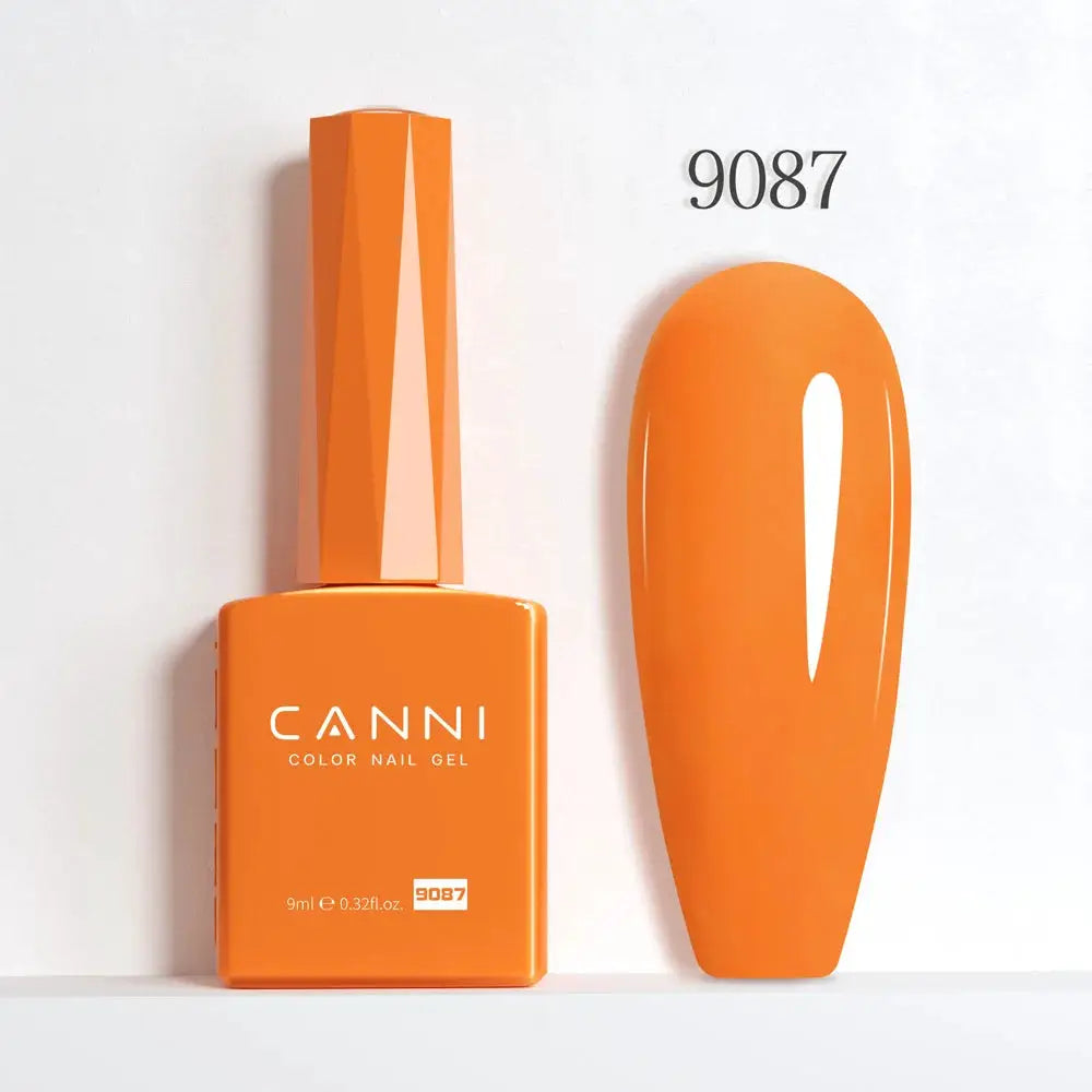 Canni Hema Free Nail Gel Polish Christmas Red Collection Semi Permanent 9ml Long Lasting Shine