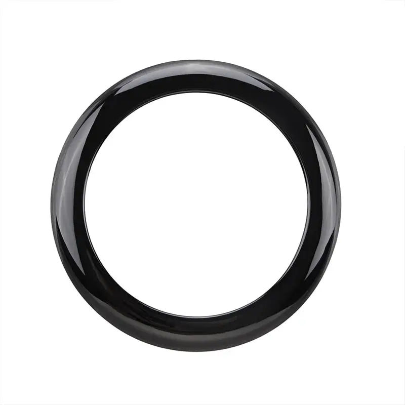 Rear badge ring cover in black glossy finish for BMW 1 Series