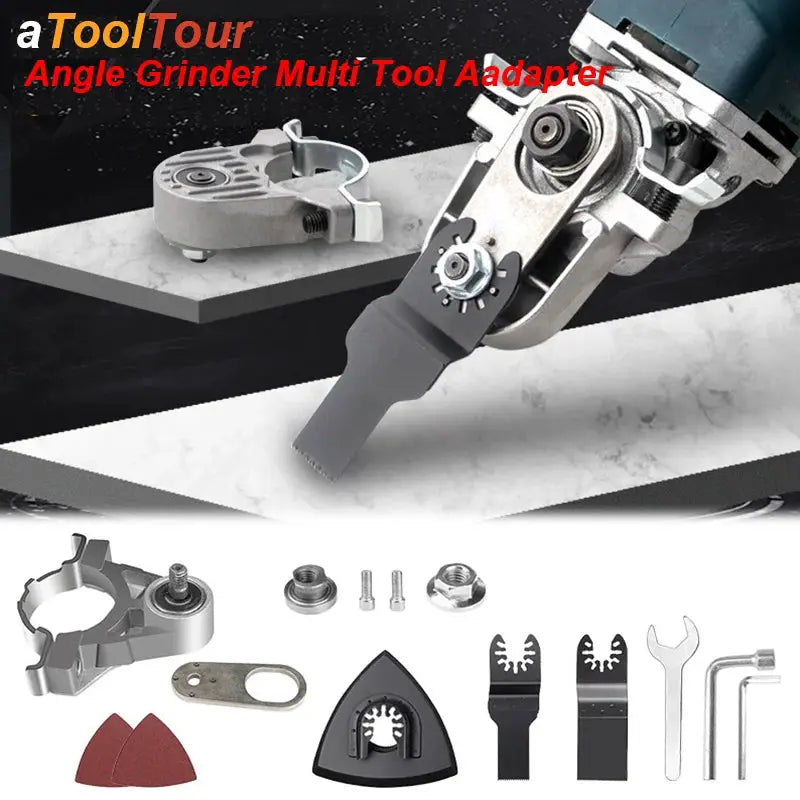 Multifunctional Angle Grinder Attachment Converter Oscillating Saw Blade Adapter M10 M14 Type 100 115 125