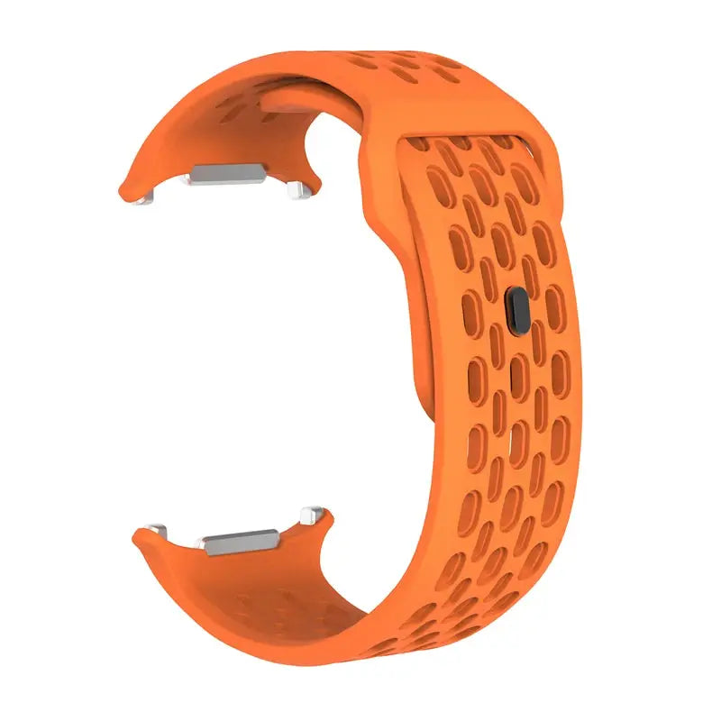 Marine Band silicone watch strap for Samsung Galaxy Watch Ultra 47mm, orange vented sport bracelet by Simples Market