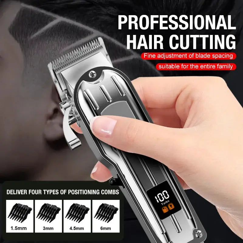 All Metal Blade Electric Hair Clipper For Home And Salon High Power Pet Grooming Tool