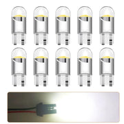 LED car bulbs 10-pack, W5W/T10 WY5W, multicolor red/yellow/white, Simples Market