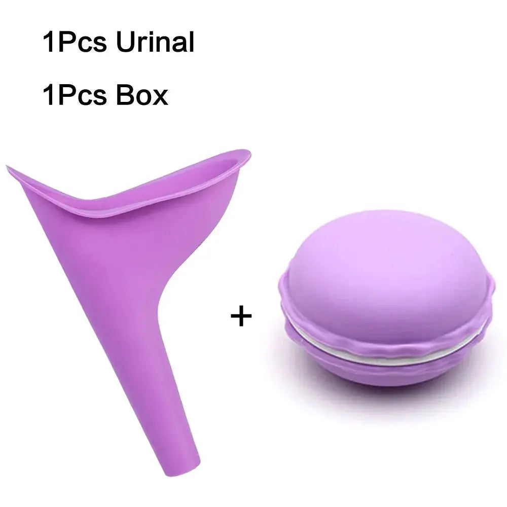 Portable Female Urinal For Women Outdoor Travel Camping Urination Device With Box And Stand Up Funnel
